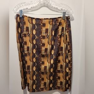 SILK skirt sz L
